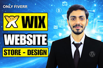 design, redesign wix website, ecommerce landing page, online store developement