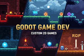 develop your 2d godot game tailored to your game idea