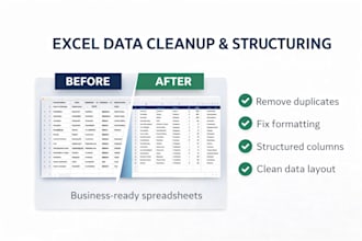 clean, organize, and automate your excel business spreadsheet
