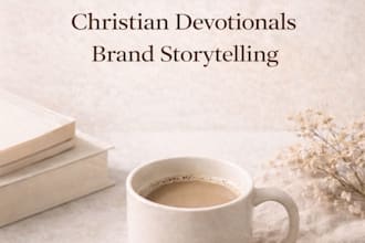 write christian blog posts and brand storytelling