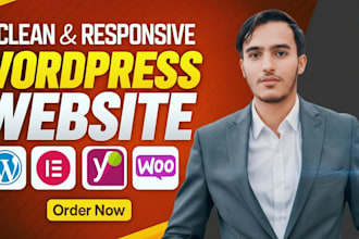 design and develop a modern, secure, SEO optimized and fully responsive w