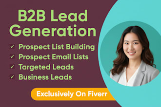 verified b2b lead generation targeted b2b  business linkedin leads