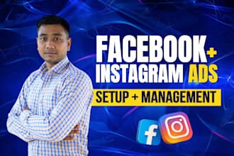 do facebook , instagram ads setup  management