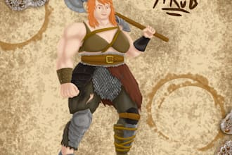 ilustrate your character for your dnd campaign