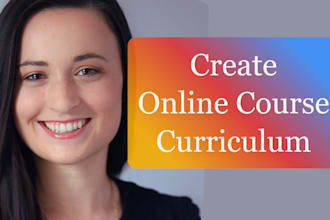 create a coaching program or online course curriculum
