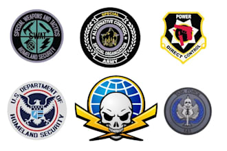 design modern military, skull, army, tactical logo badge patch