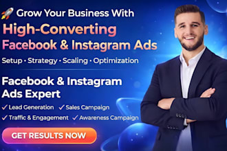 set up and manage facebook ads and instagram ads campaigns