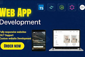 be full stack web developer for website development, backend frontend dev