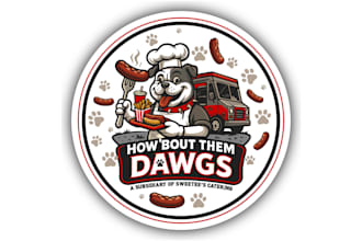 design powerful professional dawgs logo
