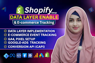 setup facebook pixel, capi, ecommerce tracking with a custom shopify data layer