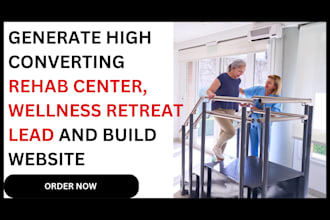 generate rehab center wellness retreat meditation program lead and build website