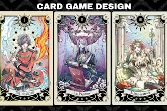 card game board game card game design card template card illustration tarot card