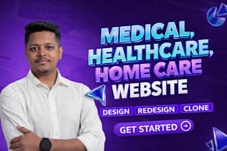 design or redesign medical website, dental website and healthcare websites