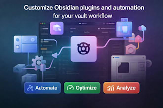 set up, customize obsidian plugin, and automation for our vault workflow