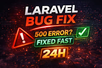 fix laravel 500 errors in 24h and critical API bugs