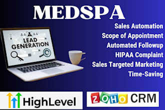 setup go highlevel medspa clinic funnel aesthetics crm med spa massage workflow