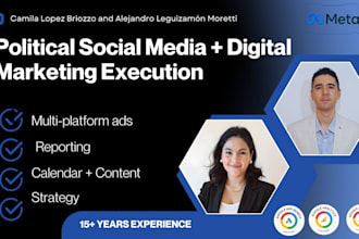 run local election social media, digital marketing strategy and execution