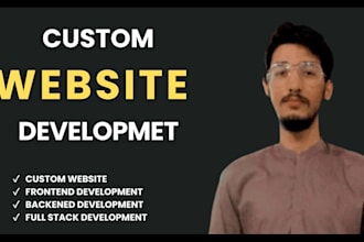 create custom python django website