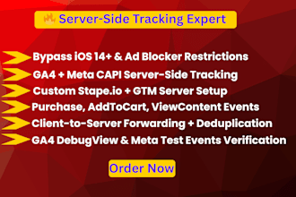 setup server side tracking with stape GTM for ga4 and meta capi