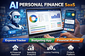 develop saas ai expense tracker app,budget management app, financial planner app
