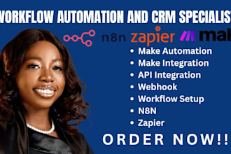 build make com automation for real estate CRM and leads