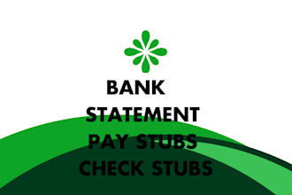reconcile bank statement PDF to editable format