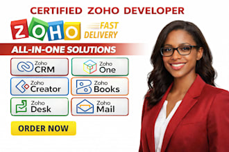 setup zoho CRM, zoho one, marketing automation, CRM plus, books and hubspot CRM