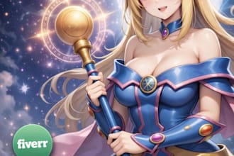 create high quality anime waifu soft ecchi ai art for your project