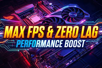 optimize your PC for peak gaming fps, streaming, and zero stuttering