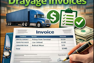 do billing and invoice preparation for drayage services