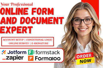 integrate zapier automate workflows jotform formaloo formstack conditional logic
