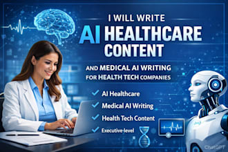 build ai healthcare content and medical ai writing for health tech companies