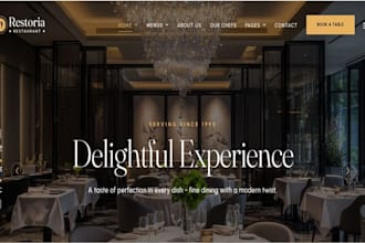 design wix restaurant website wix menu wix online order wix booking website