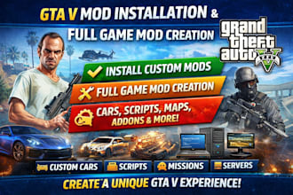 install gta v mods, cars, scripts, addons ck3, bg3, hoi4 and garry s mod support