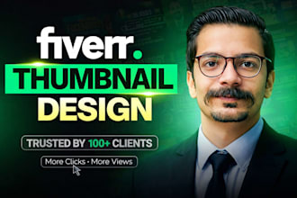 design attractive high engagement youtube thumbnail