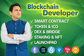 be blockchain developer for smart contract pump fun presale dex web3 dapp solana