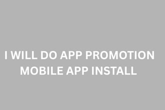 do mobile app promotion, IOS install, game promotion, app install