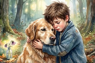 children story book illustration children story children story book illustration