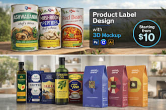 do private label design supliful supplement shopify store design product label