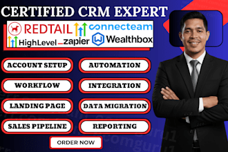 setup wealthbox redtail crm automation connecteam gohighlevel zapier integration