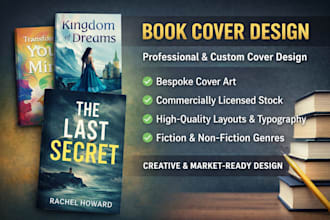 do book cover design ebook cover design, kdp book cover, book design