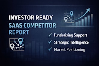 create an investor ready saas competitor analysis report for fundraising