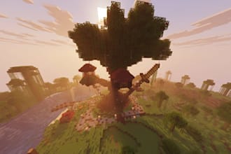 build custom terraforming and detailed structures in minecraft