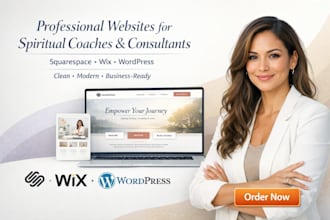 squarespace business spiritual coach website consulting advisor strategy website