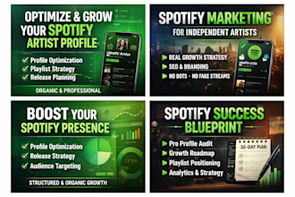 optimize and grow your spotify artist profile for organic streams