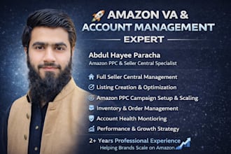 manage your amazon fba seller central account professionally