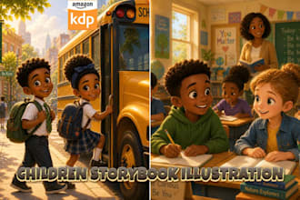 do children storybook illustrations and children storybook illustration for kids