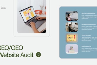 audit your website for SEO, GEO, UI, and UX