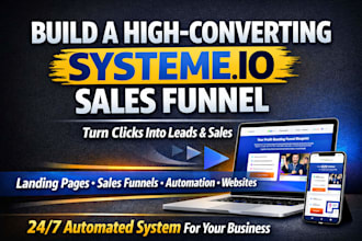 build systeme io sales funnel systeme io landing page systeme io website