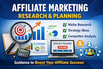 provide digital marketing research and promotion ideas